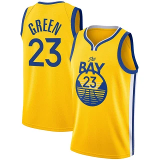 Youth Draymond Green Golden State Warriors Gold Swingman Yellow 2019/20 Jersey - Statement Edition