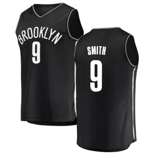 Youth Dru Smith Brooklyn Nets Black Fast Break Jersey - Icon Edition