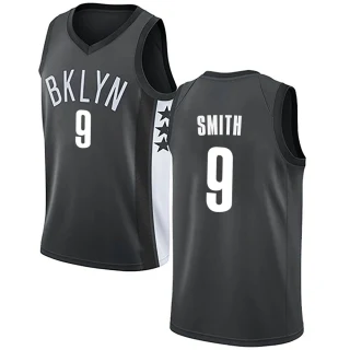 Youth Dru Smith Brooklyn Nets Gray Swingman Jersey - Statement Edition
