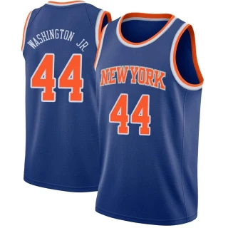 Youth Duane Washington Jr. New York Knicks Blue Swingman Jersey - Icon Edition