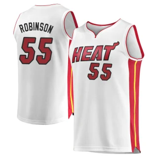 Youth Duncan Robinson Miami Heat White Fast Break Jersey - Association Edition