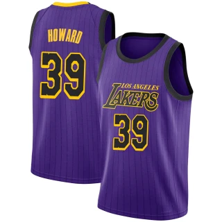 Youth Dwight Howard Los Angeles Lakers Purple Swingman 2018/19 Jersey - City Edition