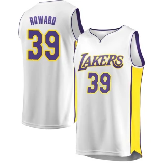 Youth Dwight Howard Los Angeles Lakers White Fast Break Jersey - Association Edition