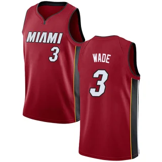 Youth Dwyane Wade Miami Heat Red Swingman Jersey - Statement Edition