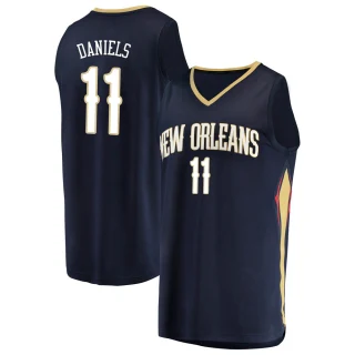Youth Dyson Daniels New Orleans Pelicans Navy Fast Break Jersey - Icon Edition