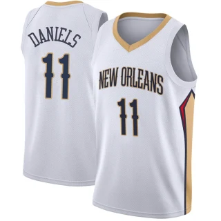 Youth Dyson Daniels New Orleans Pelicans White Swingman Jersey - Association Edition