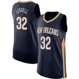 Youth E.J. Liddell New Orleans Pelicans Navy Authentic Jersey - Icon Edition