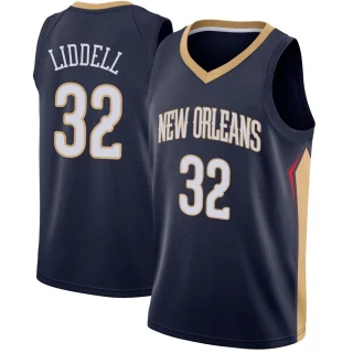 Youth E.J. Liddell New Orleans Pelicans Navy Swingman Jersey - Icon Edition