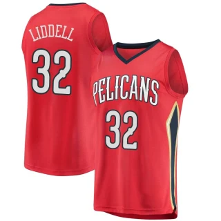 Youth E.J. Liddell New Orleans Pelicans Red Fast Break Jersey - Statement Edition