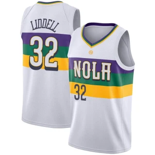 Youth E.J. Liddell New Orleans Pelicans White Swingman 2018/19 Jersey - City Edition