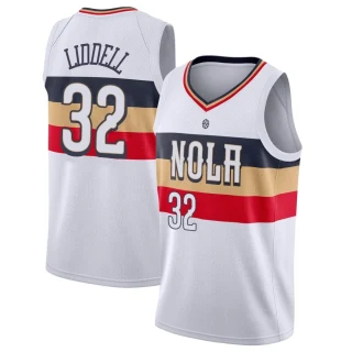 Youth E.J. Liddell New Orleans Pelicans White Swingman 2018/19 Jersey - Earned Edition