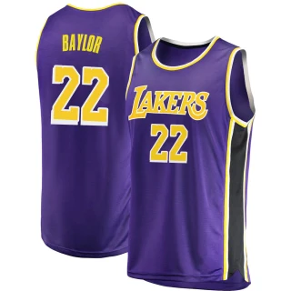 Youth Elgin Baylor Los Angeles Lakers Purple Swingman 2018/19 Jersey - Statement Edition