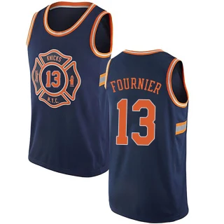 Youth Evan Fournier New York Knicks Navy Blue Authentic Jersey - City Edition