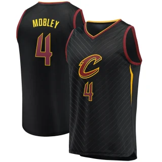 Youth Evan Mobley Cleveland Cavaliers Black Fast Break Jersey - Statement Edition