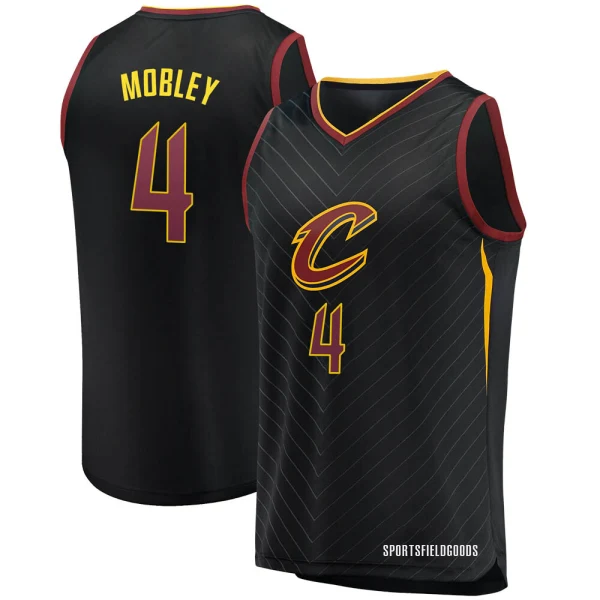 Youth Evan Mobley Cleveland Cavaliers Black Fast Break Jersey - Statement Edition