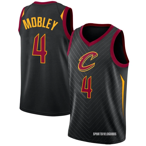 Youth Evan Mobley Cleveland Cavaliers Black Swingman Jersey - Statement Edition