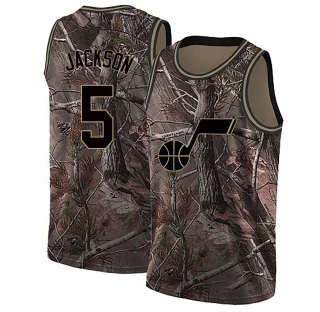 Youth Frank Jackson Utah Jazz Camo Swingman Realtree Collection Jersey