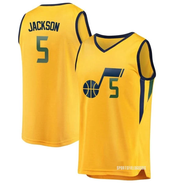 Youth Frank Jackson Utah Jazz Gold Fast Break Jersey - Statement Edition