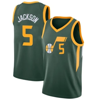 Youth Frank Jackson Utah Jazz Green Swingman 2018/19 Jersey - City Edition
