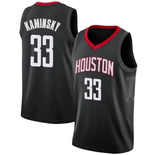 Youth Frank Kaminsky Houston Rockets Black Swingman Jersey - Statement Edition
