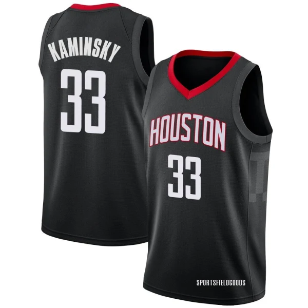 Youth Frank Kaminsky Houston Rockets Black Swingman Jersey - Statement Edition