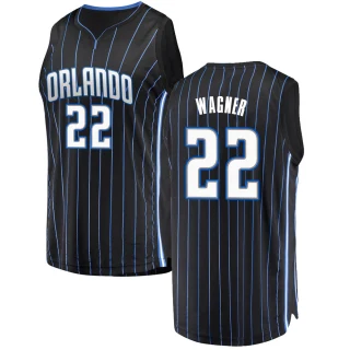 Youth Franz Wagner Orlando Magic Black Fast Break Jersey - Statement Edition