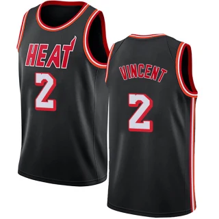 Youth Gabe Vincent Miami Heat Black Swingman Fashion Hardwood Classics Jersey