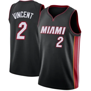 Youth Gabe Vincent Miami Heat Black Swingman Jersey - Icon Edition