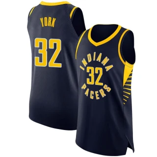 Youth Gabe York Indiana Pacers Navy Authentic Jersey - Icon Edition
