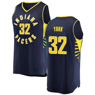 Youth Gabe York Indiana Pacers Navy Fast Break Jersey - Icon Edition