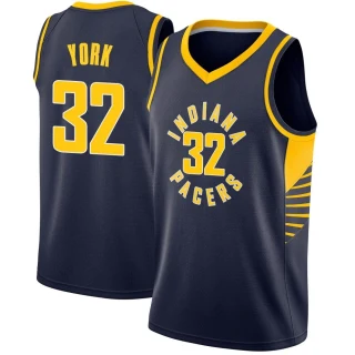 Youth Gabe York Indiana Pacers Navy Swingman Jersey - Icon Edition