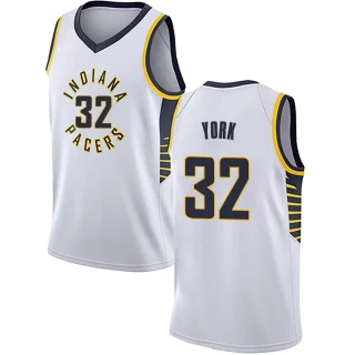 Youth Gabe York Indiana Pacers White Swingman Jersey - Association Edition