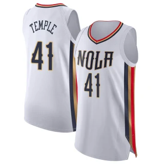 Youth Garrett Temple New Orleans Pelicans White Authentic 2021/22 City Edition Jersey