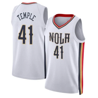 Youth Garrett Temple New Orleans Pelicans White Swingman 2021/22 City Edition Jersey