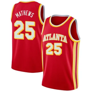 Youth Garrison Mathews Atlanta Hawks Red Swingman 2020/21 Jersey - Icon Edition