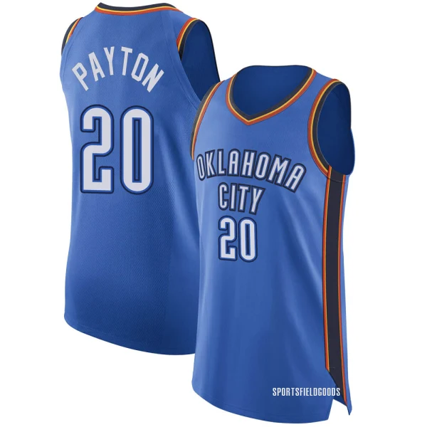 Youth Gary Payton Oklahoma City Thunder Blue Authentic Jersey - Icon Edition