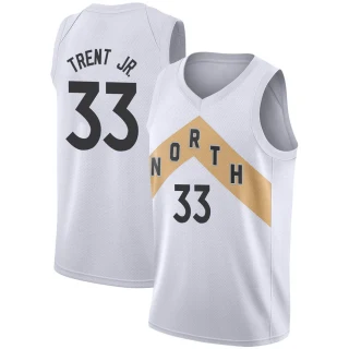 Youth Gary Trent Jr. Toronto Raptors White Swingman 2018/19 Jersey - City Edition