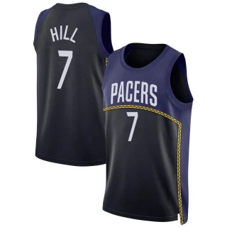 Youth George Hill Indiana Pacers Blue Swingman 2022/23 City Edition Jersey