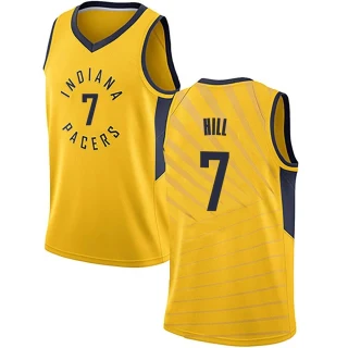 Youth George Hill Indiana Pacers Gold Swingman Jersey - Statement Edition