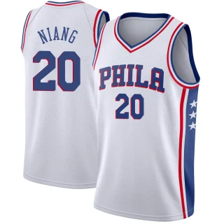 Youth Georges Niang Philadelphia 76ers White Swingman Jersey - Association Edition