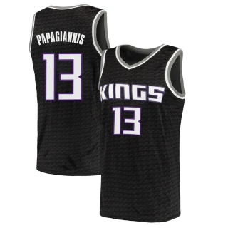 Youth Georgios Papagiannis Sacramento Kings Black Swingman Jersey - Statement Edition