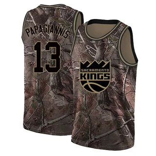 Youth Georgios Papagiannis Sacramento Kings Camo Swingman Realtree Collection Jersey