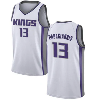 Youth Georgios Papagiannis Sacramento Kings White Swingman Jersey - Association Edition