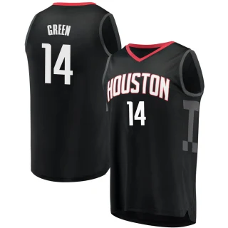 Youth Gerald Green Houston Rockets Green Fast Break Black Jersey - Statement Edition
