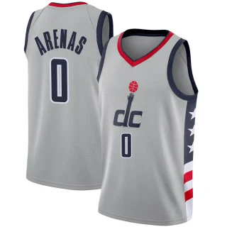 Youth Gilbert Arenas Washington Wizards Gray Swingman 2020/21 Jersey - City Edition