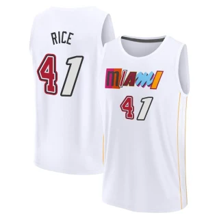 Youth Glen Rice Miami Heat White Fast Break 2022/23 City Edition Jersey