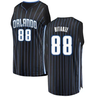Youth Goga Bitadze Orlando Magic Black Fast Break Jersey - Statement Edition