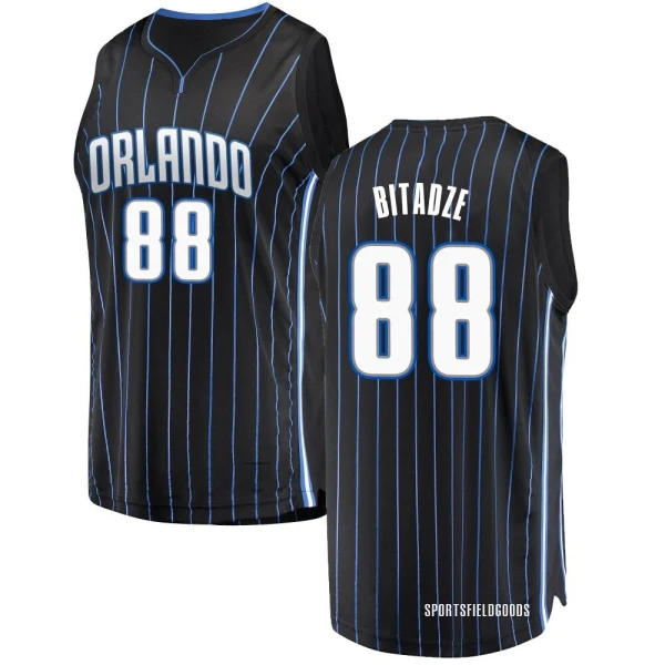 Youth Goga Bitadze Orlando Magic Black Fast Break Jersey - Statement Edition