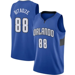 Youth Goga Bitadze Orlando Magic Royal Swingman Jordan Brand 2020/21 Jersey - Statement Edition