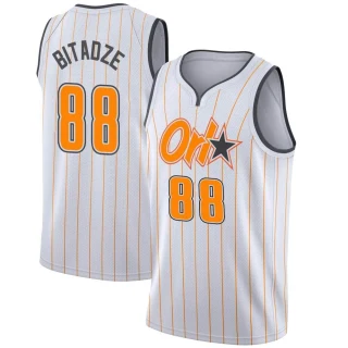 Youth Goga Bitadze Orlando Magic White Swingman 2020/21 Jersey - City Edition